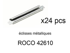 ROCO 24 éclisses métalliques