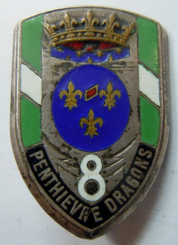 Insigne régiment de - 8°,