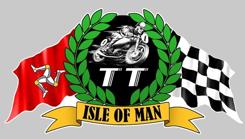 Sticker isle man tourist - sticker, of