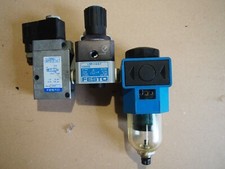 Traitement air FESTO LFM 1/4 S B + LRP + MFH 3 1/4