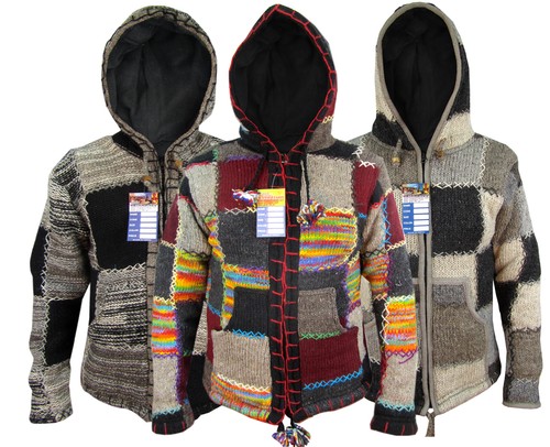 Patchwork hippie boho tricoté - patchwork,