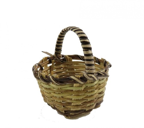 Panier rond osier tressé - panier,