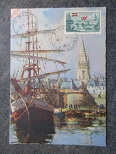 FRANCE carte FDC 1er jour 492 St MALO cote 120 € en 1941 lot NJ281 82