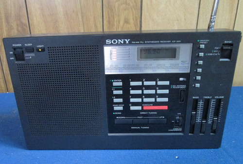Sony icf 2001 ssb cw - sony, fm/am/sw/ssb/cw