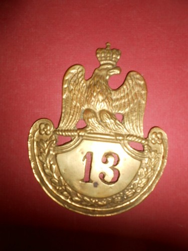 Ancienne plaque shako - ancienne,
