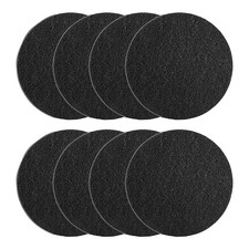 8pcs Filtres Ronds à Charbon