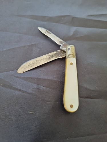 Couteau ancien manche - en, nacre