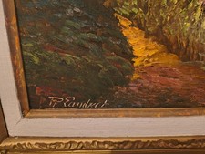 Tableau peinture a l'huile R