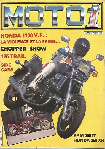 Moto honda 1100 f - n°09,
