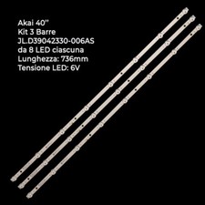 KIT 3 BARRES DE BANDE TV LED