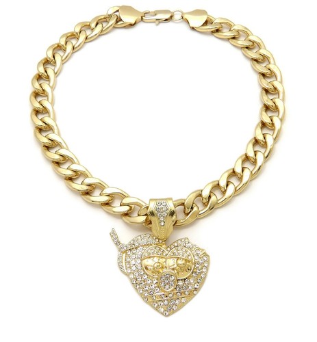Iced thot breaker pendant - iced,
