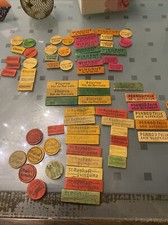 Lot 70 Jetons Bois Jeux