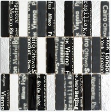 Mosaïque carreau translucide