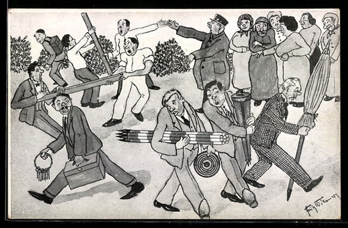 Carte postale artiste - carte,