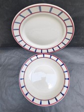 Lot 2 plats rond Bearn HBCM