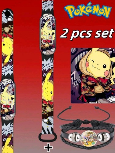 Montre pokémon avec bracelet - avec,