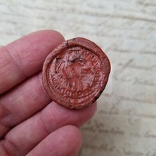 Cachet en Cire Sceau Ancien A