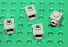 4 x Lego Sand Green Brick 1x1