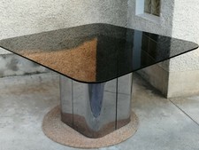 Table gueridon design 70 inox