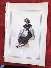 20 Gravure Originale vers 1850 VOYAGE COSTUME Brésil  3
