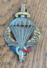 Insigne Brevet Préparation Militaire Parachutiste / Lisse Drago Paris H597 /H126