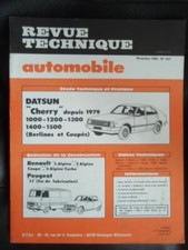 Revue Technique pour DATSUN Cherry 1000 1200 1300 1400 1500 Berline et Coupé