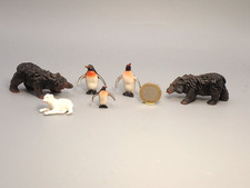 RESINE  MANCHOTS PINGOUINS PETITS OURS  6 PIECES