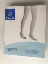 THUASNE "VENOFLEX CLINIC" BAS CUISSE BLANC - HOMME/FEMME - CLASSE 2 TAILLE 3N