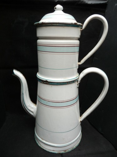 Cafetière tôle emaillée - tôle,