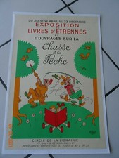 Affiche - DUBOUT - CHASSE ET