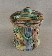 POT A TABAC CERAMIQUE FAIENCE PROBABLE THOMAS SERGENT SUIVEUR AVISSEAU PALISSY