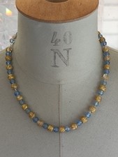 Collier Perle de Verre 25,8 g - 48 cm Bijoux Vintage