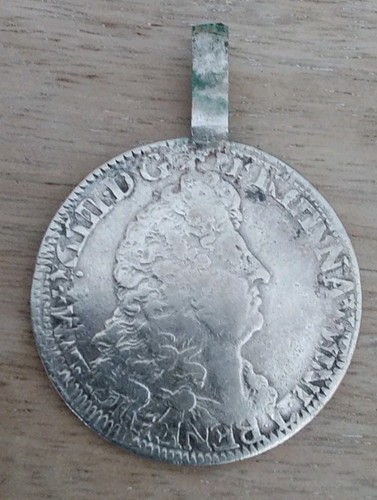 Demi ecu louis xiv aux - louis, 8l