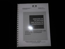 VAE LIVRET 2 CAFERUIS VALIDE