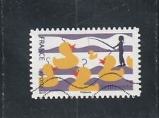 L5622 FRANCE timbre AUTOADHESIF N° 1435 de 2017 " peche aux canards " oblitéré