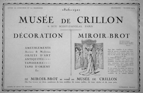 Publicité musée crillon - publicitÉ,