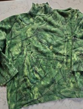 ?..Pullover Jean Paul Gautier Dans un Vert Lumineux...Laine ? Graphique JPG