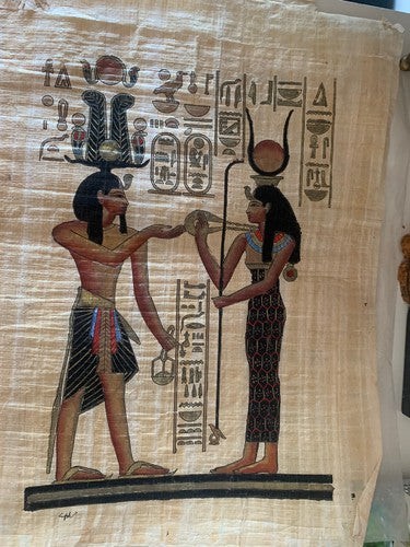 Papyrus égyptien authentique - papyrus,