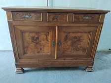 MEUBLE BAHUT ANCIEN 2 PORTES 3 TIROIRS BOIS MERISIER T.B.E