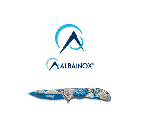 Couteau albainox rain blue - rain,