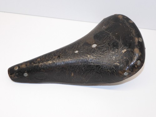 Ancienne selle velo cuir - -ancienne,