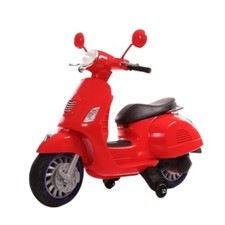 Scooter Électrique Pour Enfants Monoplace 6-12V Vespa Happy