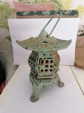 Ancienne lanterne japonaise année 40 en fonte