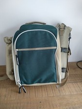 Sac à dos spécial pique-nique isotherme Freeline - Vert / Beige  