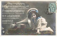 Fantaisie - Enfant écoutant un phonographe - Nous n'irons plus au bois - Part