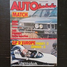 AUTO HEBDO 388 bmw 525e peugeot 505 turbo gp europe 1983 tour auto samba rallye