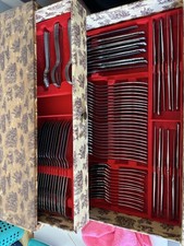 Ménagère ASCINOX France – service de couverts inox complet vintage avec coffret