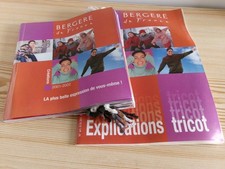 catalogue Bergère de France avec échantillons de laine + explications tricot