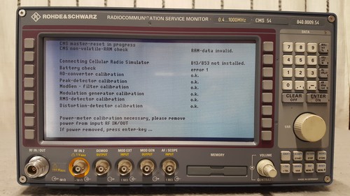Rohde schwarz cms - &,