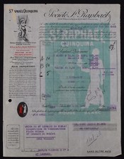 Facture paris 1940 raphael - paris, st